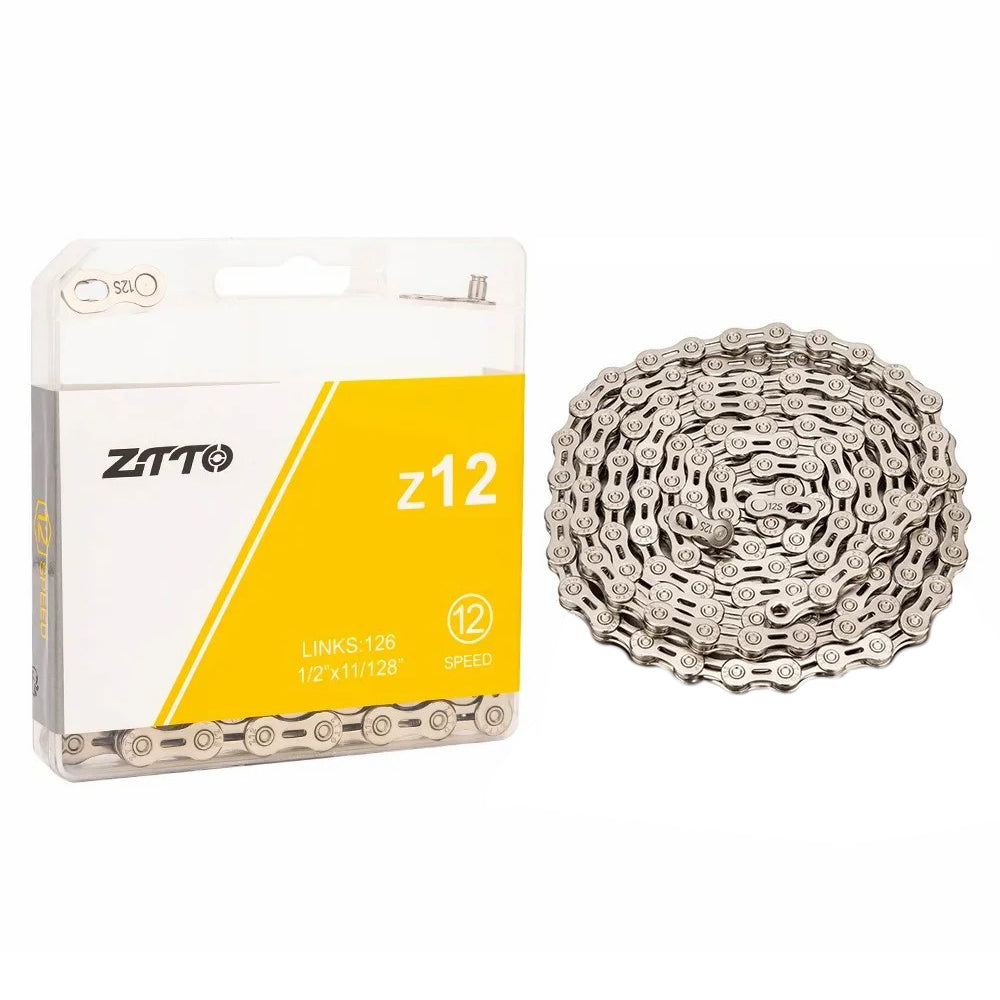 ZTTO Z12 MTB Road Bike Carbon Steel 12 Speed Chain 126 Links for Bicycle ZTTO Z12 MTB Road Bike Carbon Steel 12 Speed Chain 126 Links for Bicycle